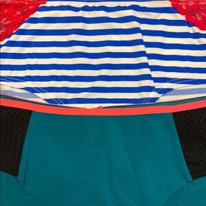 Striped Blue and Red Women's Intimate